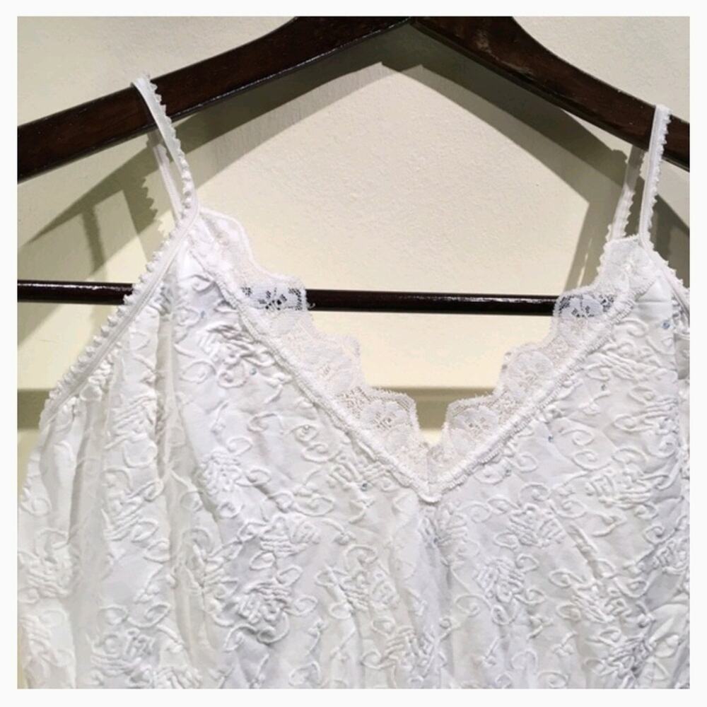 Express White Ribbed Camisole - Picture 3 of 4